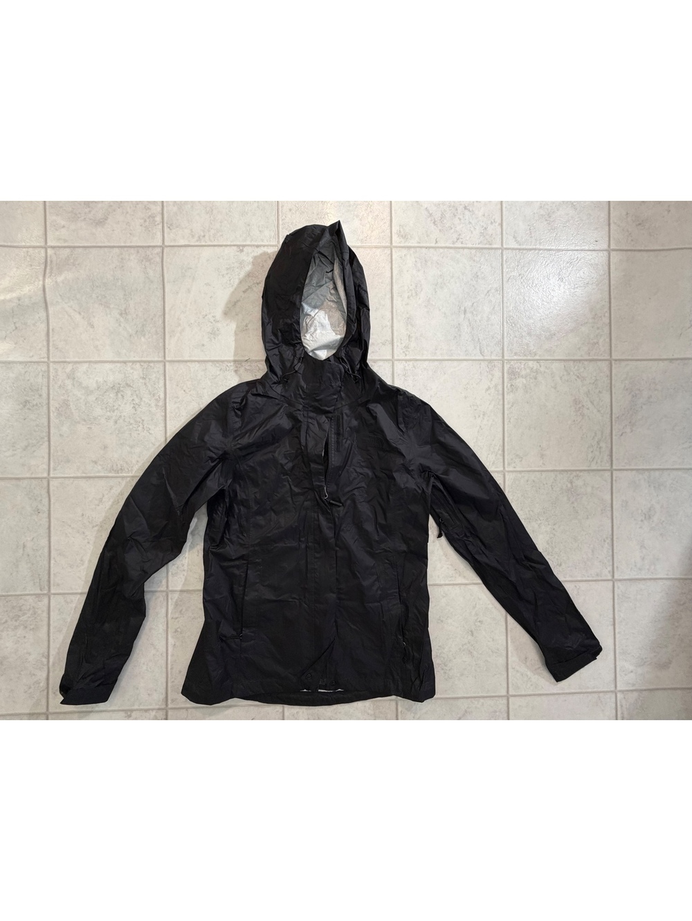 The North Face women's black hooded jacket size S